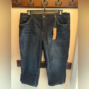 Nine West Woman’s Vintage America Collection Blue Denim Capris